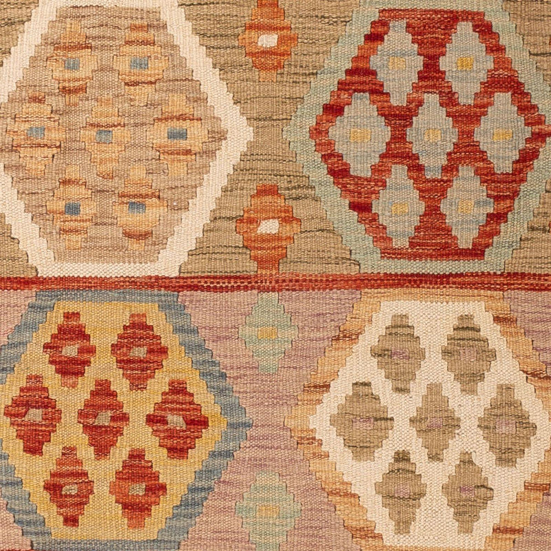 Kelim tapijt - Splash - 185 x 122 cm - veelkleurig