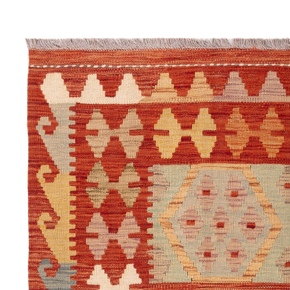 Kelim tapijt - Splash - 185 x 122 cm - veelkleurig