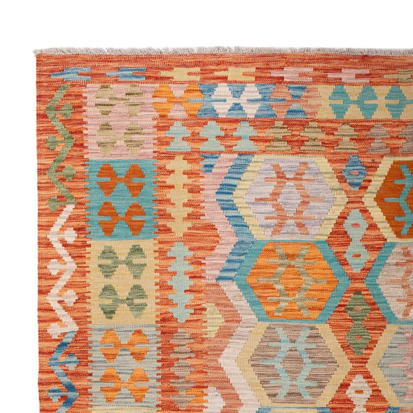 Kilim Maimana Tapijt 294x210cm - Wollen tapijt