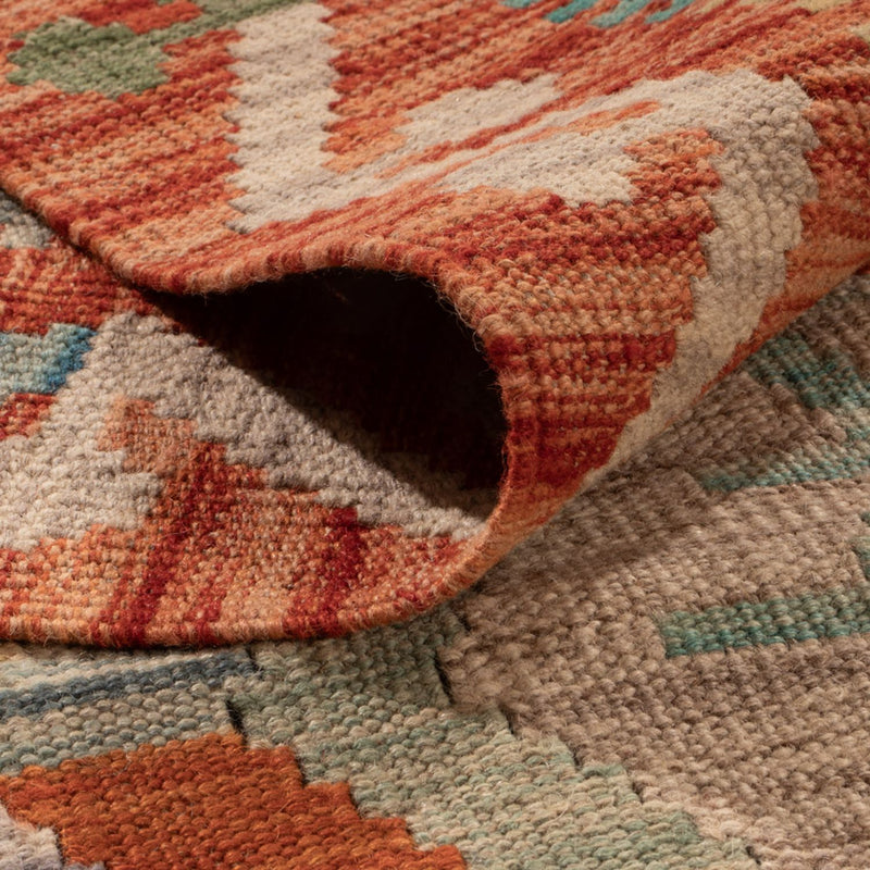 Kelim tapijt - Splash - 294 x 210 cm - veelkleurig