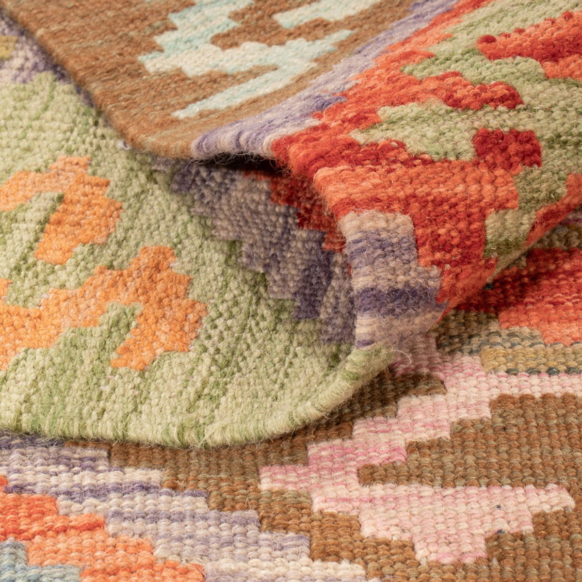 Kelim tapijt - Splash - 292 x 204 cm - veelkleurig