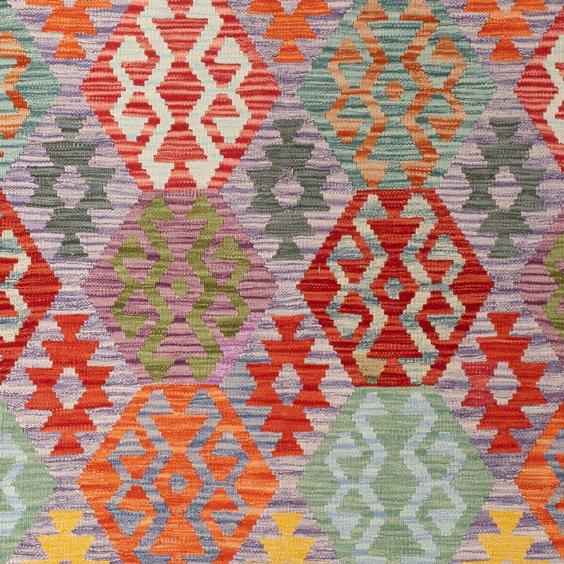 Kelim tapijt - Splash - 290 x 214 cm - veelkleurig