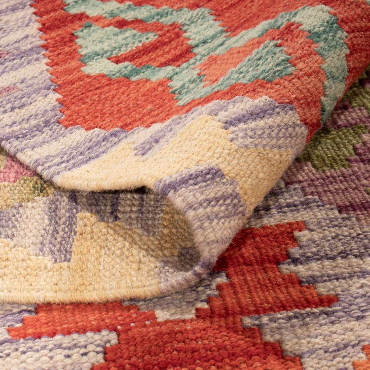 Kelim tapijt - Splash - 290 x 214 cm - veelkleurig