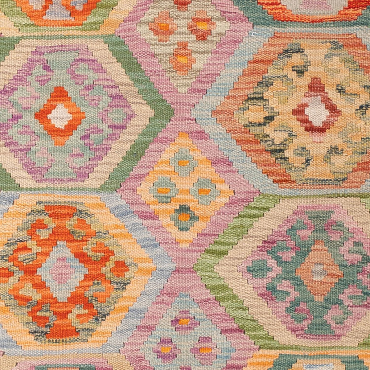 Kelim tapijt - Splash - 187 x 127 cm - veelkleurig