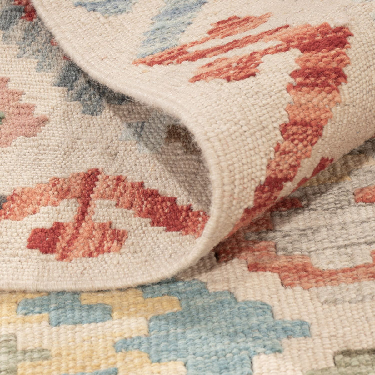 Kelim tapijt - Splash - 171 x 129 cm - veelkleurig