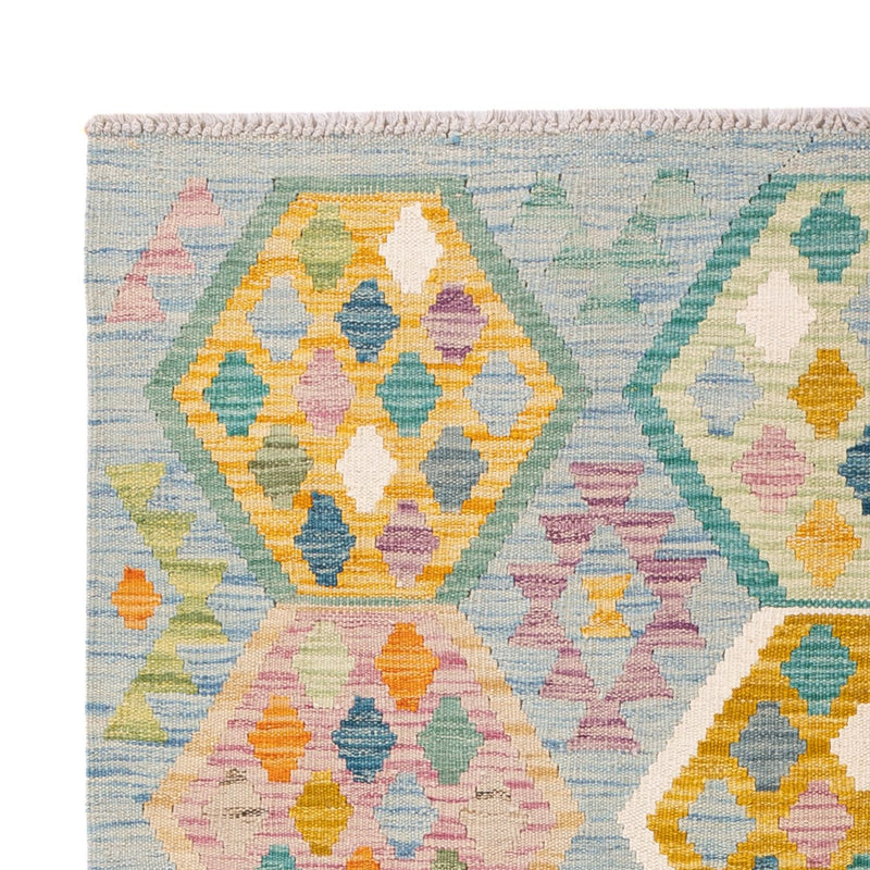 Kelim tapijt - Splash - 177 x 124 cm - veelkleurig