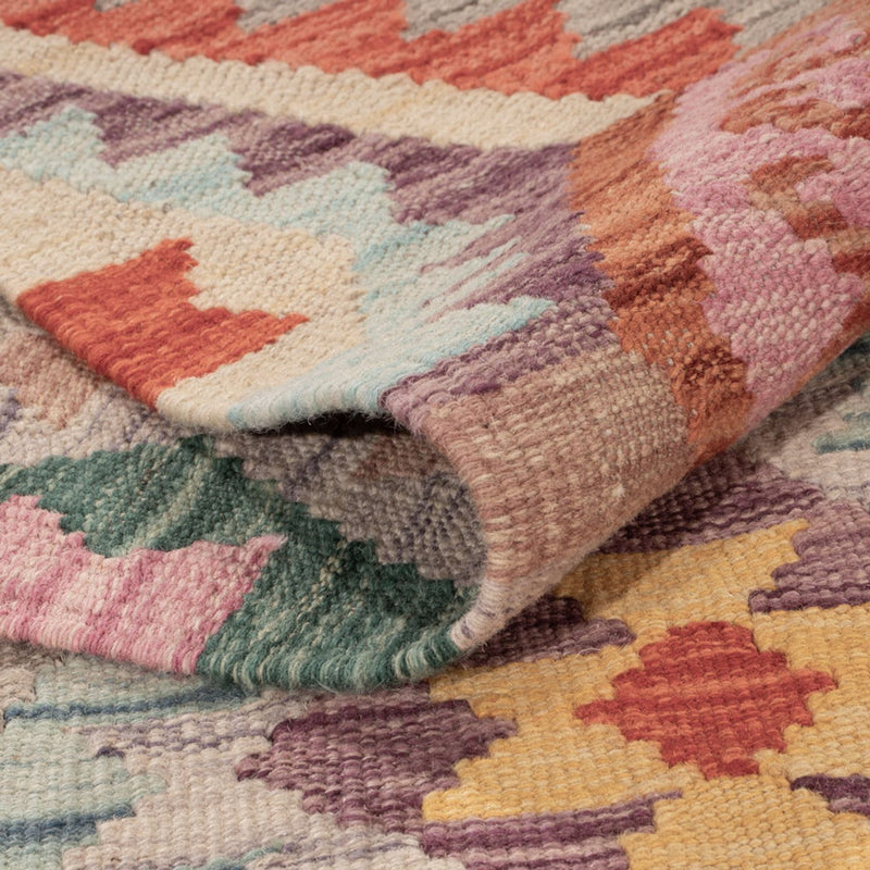 Kelim tapijt - Splash - 171 x 133 cm - veelkleurig