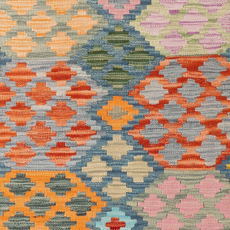 Kelim tapijt - Splash - 187 x 129 cm - veelkleurig