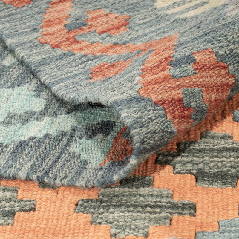 Kelim tapijt - Splash - 187 x 129 cm - veelkleurig