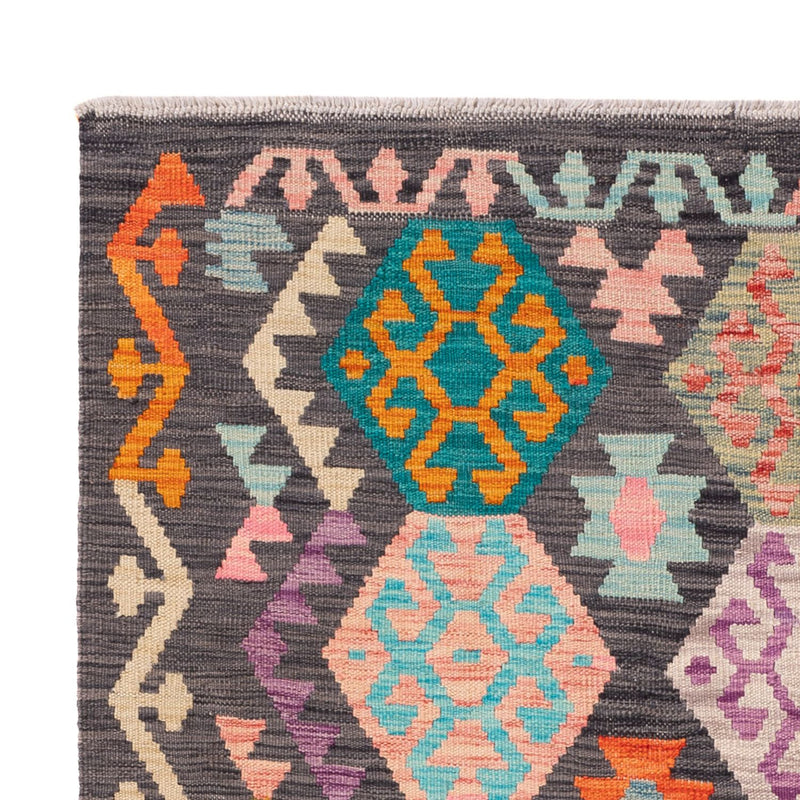 Kelim tapijt - Splash - 180 x 136 cm - veelkleurig
