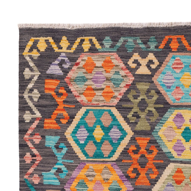 Kelim tapijt - Splash - 180 x 127 cm - veelkleurig