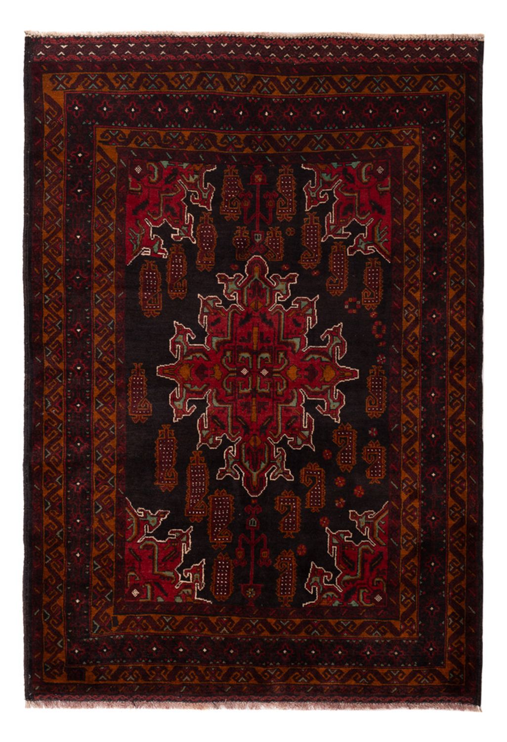 Baluch tapijt - 181 x 126 cm - donkerrood