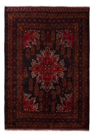Baluch tapijt - 181 x 126 cm - donkerrood
