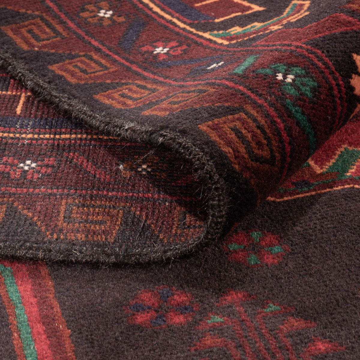 Baluch tapijt - 207 x 127 cm - donkerrood