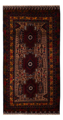 Loper Baluch tapijt - 209 x 107 cm - roest