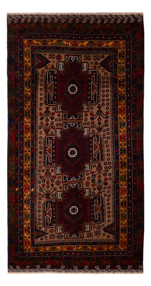 Loper Baluch tapijt - 209 x 107 cm - roest
