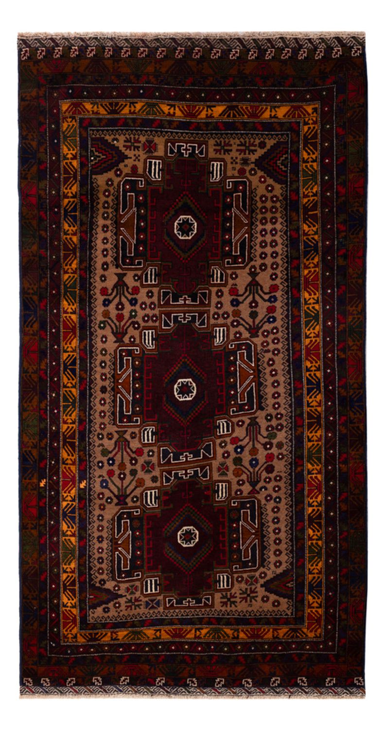Loper Baluch tapijt - 209 x 107 cm - roest