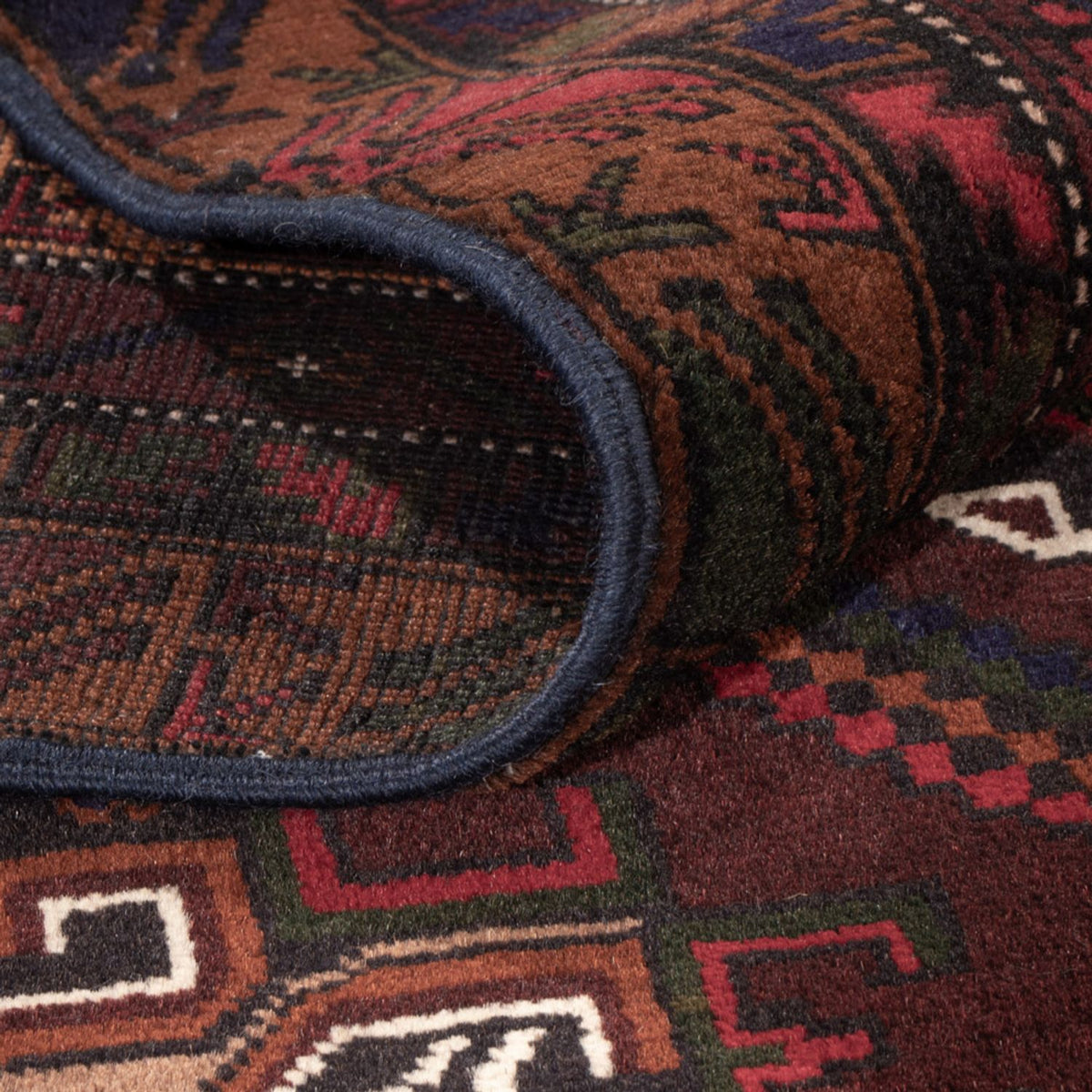 Loper Baluch tapijt - 209 x 107 cm - roest