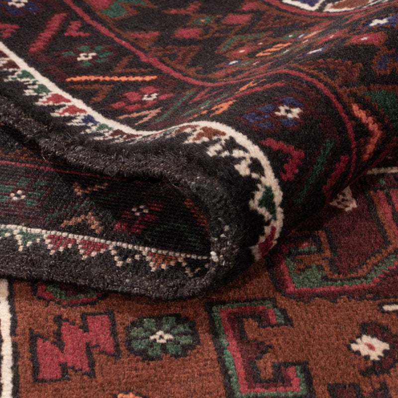 Loper Baluch tapijt - 222 x 103 cm - donkerrood