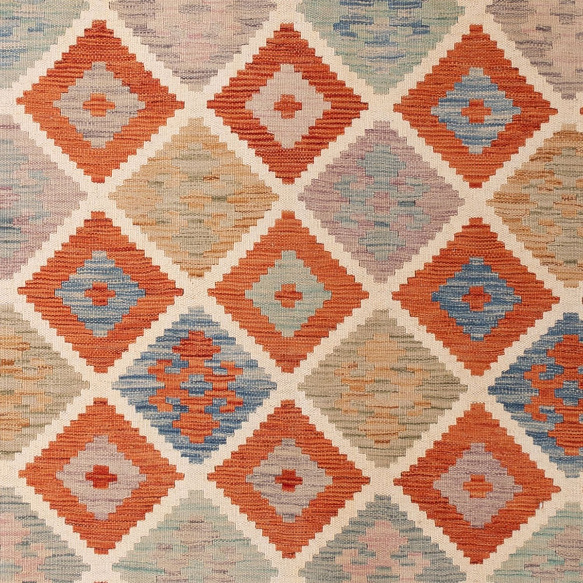 Kelim tapijt - Splash - 300 x 200 cm - veelkleurig