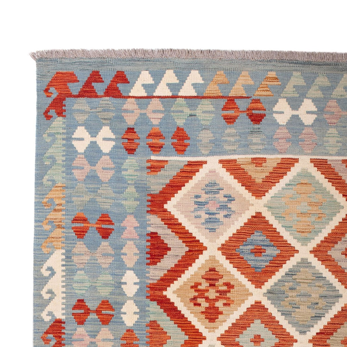 Kelim tapijt - Splash - 300 x 200 cm - veelkleurig