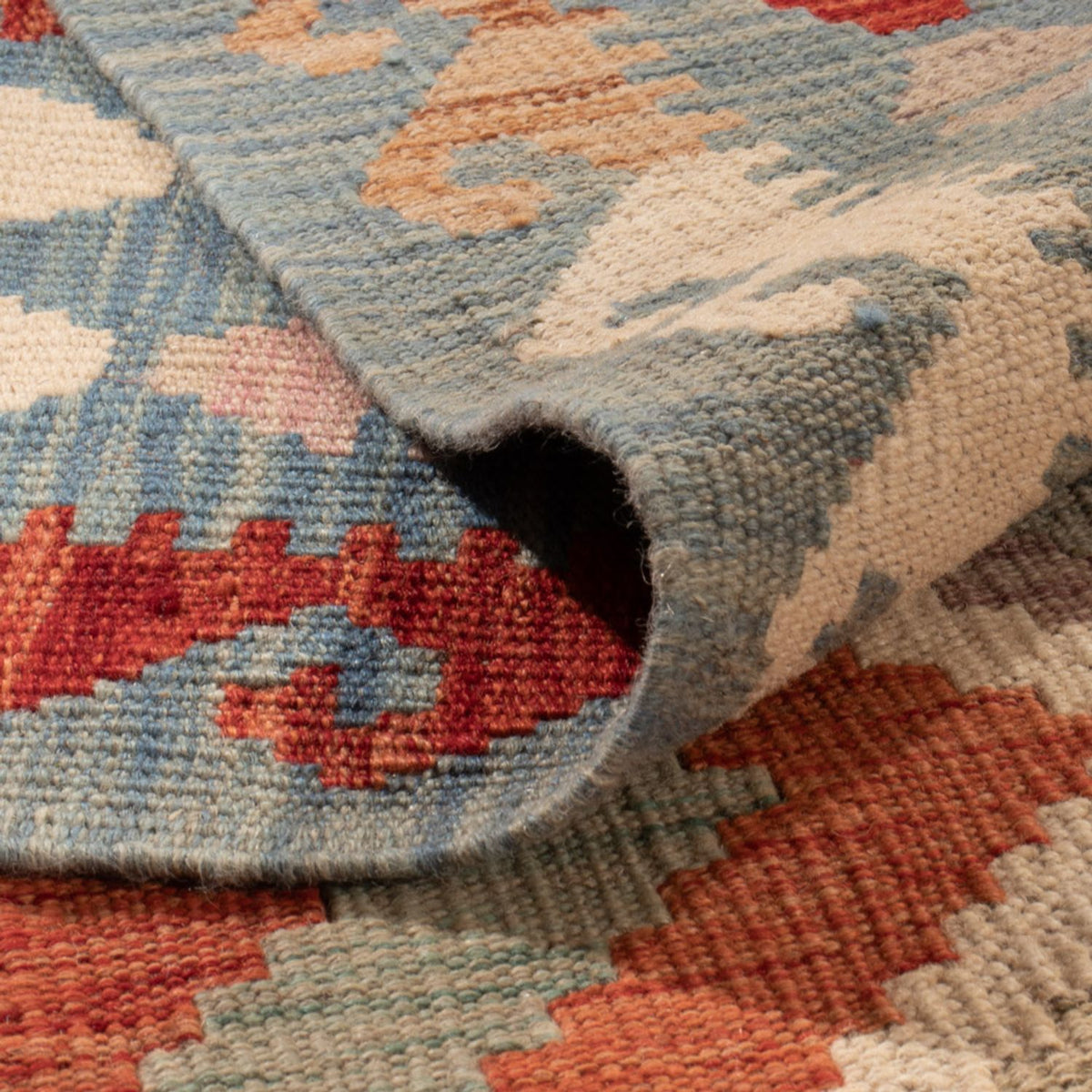 Kelim tapijt - Splash - 300 x 200 cm - veelkleurig