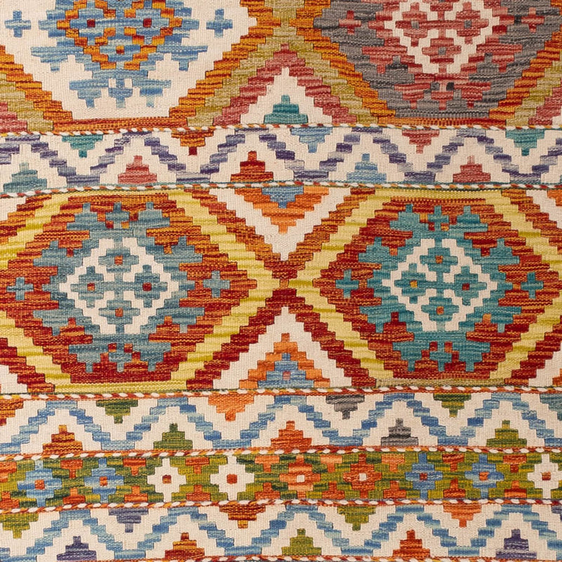 Kelim tapijt - Splash - 304 x 209 cm - veelkleurig