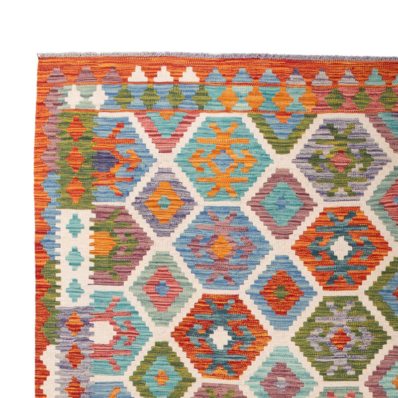 Kelim tapijt - Splash - 296 x 204 cm - veelkleurig