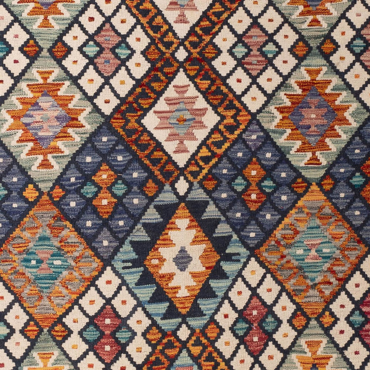 Kelim tapijt - Splash - 290 x 206 cm - veelkleurig