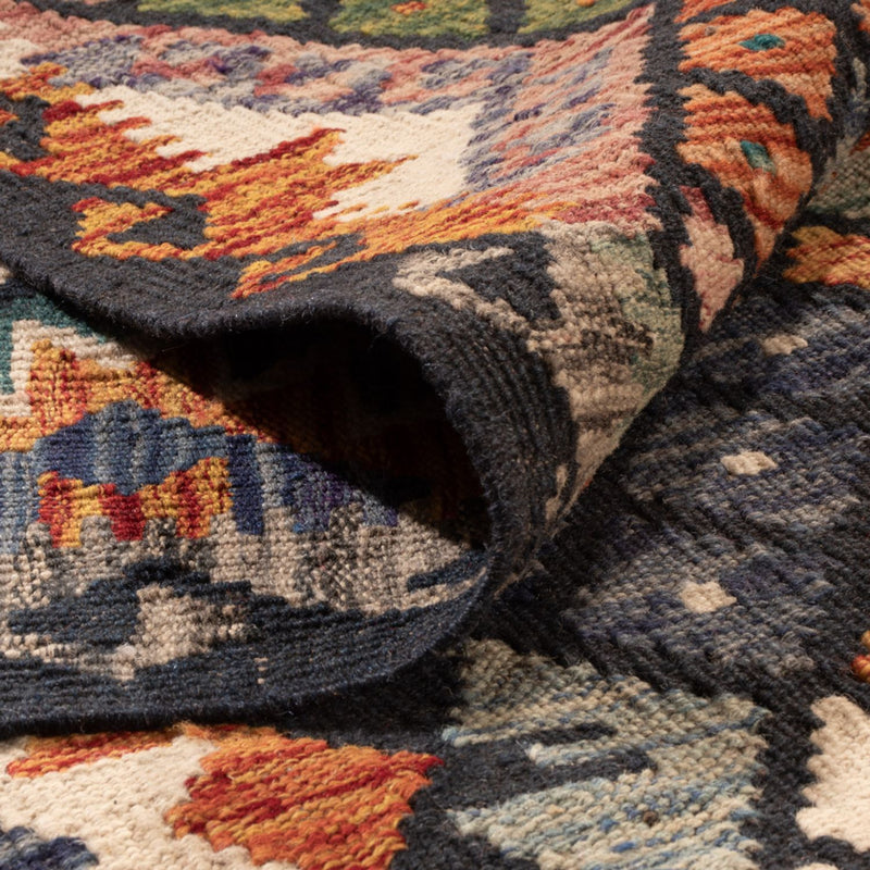 Kelim tapijt - Splash - 290 x 206 cm - veelkleurig