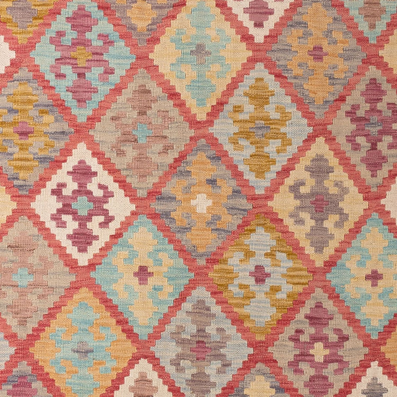 Kelim tapijt - Splash - 299 x 206 cm - veelkleurig