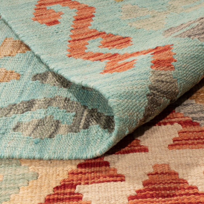 Kelim tapijt - Splash - 305 x 195 cm - veelkleurig