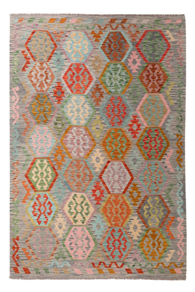 Kilim Maimana Tapijt 202x294cm - Wollen tapijt