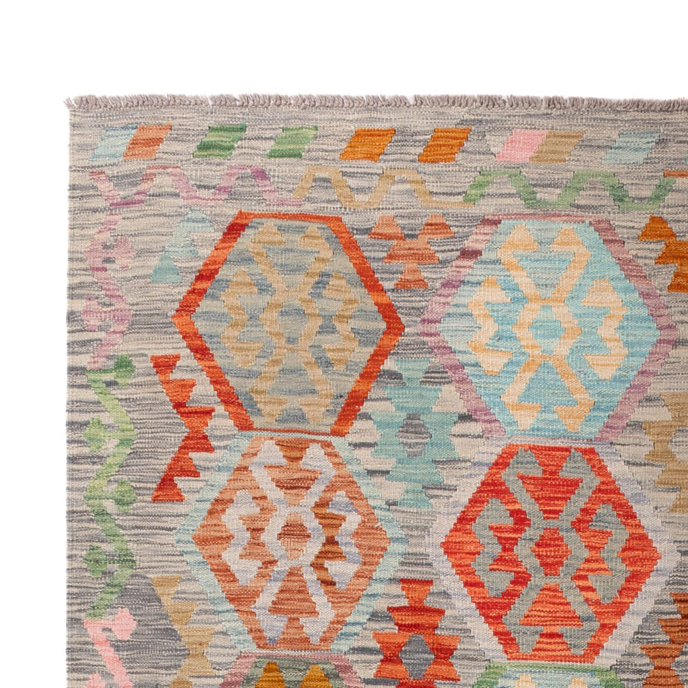 Kilim Maimana Tapijt 294x202cm - Wollen tapijt