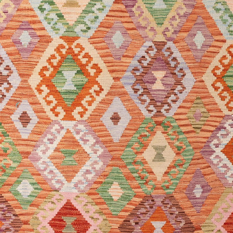 Kelim tapijt - Splash - 304 x 205 cm - veelkleurig