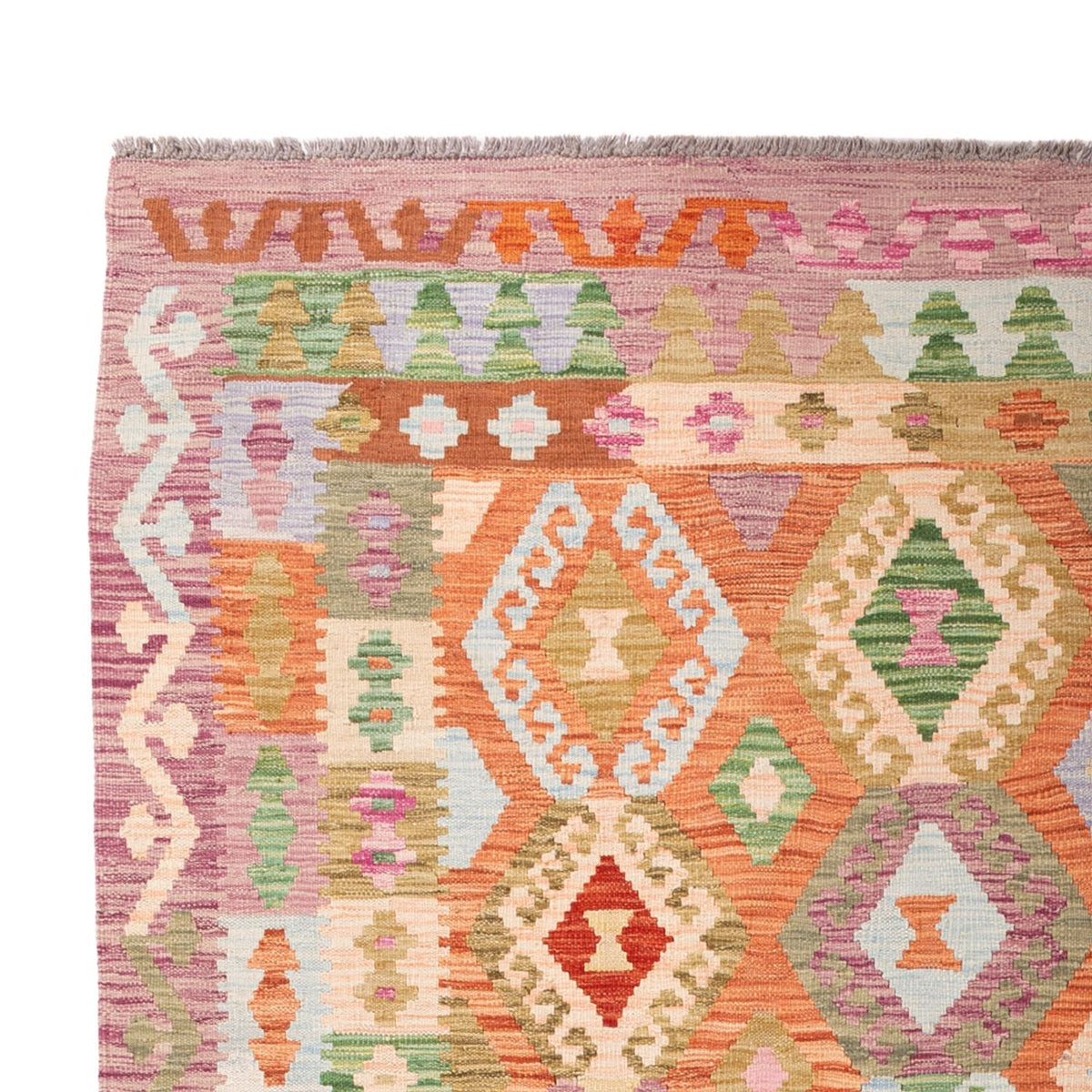 Kelim tapijt - Splash - 304 x 205 cm - veelkleurig