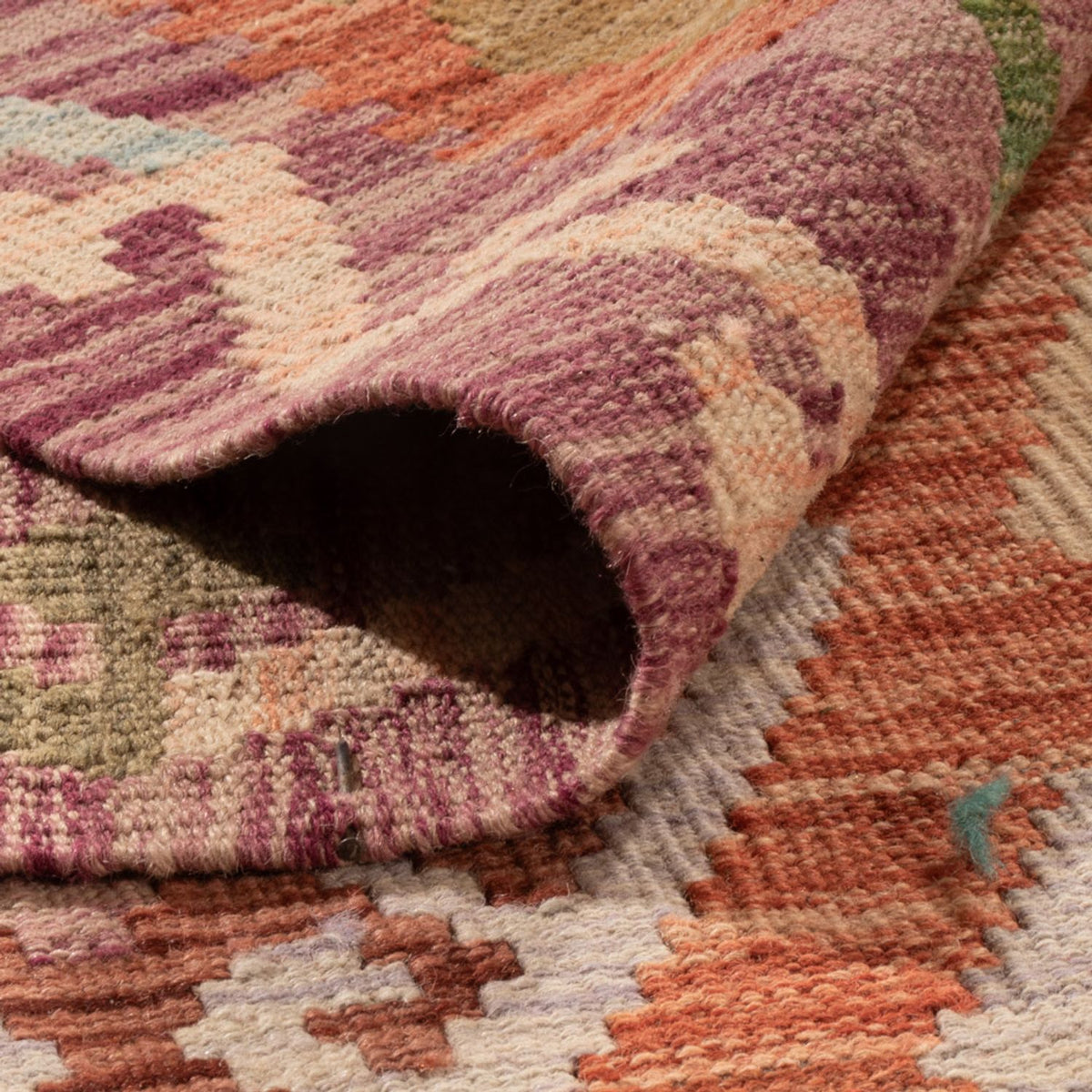 Kelim tapijt - Splash - 304 x 205 cm - veelkleurig