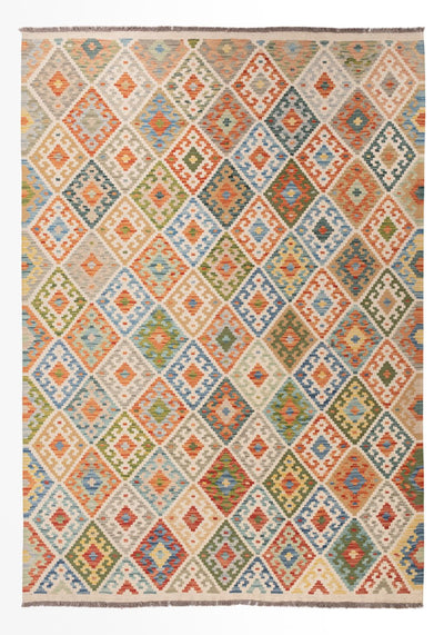 Kilim Maimana Tapijt 206x299cm - Wollen tapijt