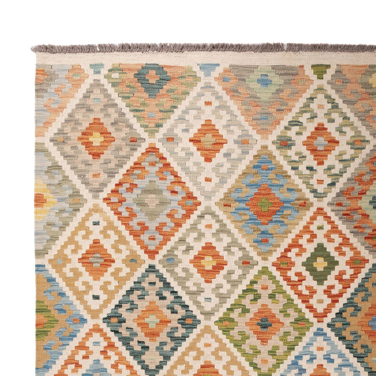 Kelim tapijt - Splash - 299 x 206 cm - veelkleurig