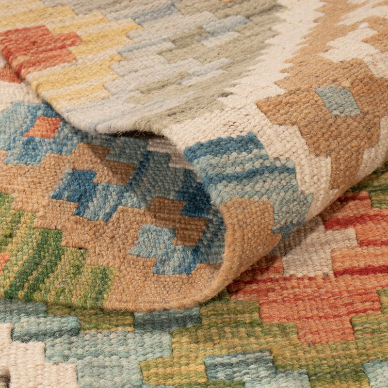 Kelim tapijt - Splash - 299 x 206 cm - veelkleurig