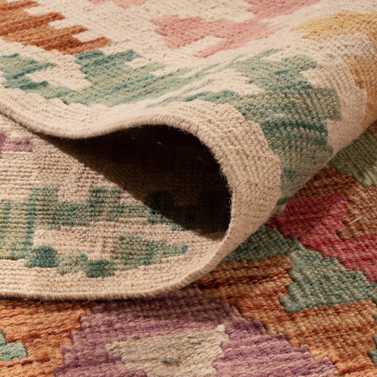 Kelim tapijt - Splash - 300 x 201 cm - veelkleurig