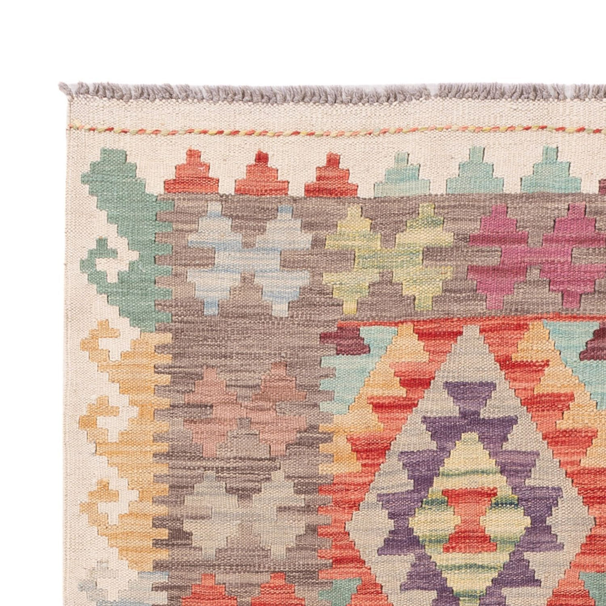 Kelim tapijt - Splash - 173 x 119 cm - veelkleurig