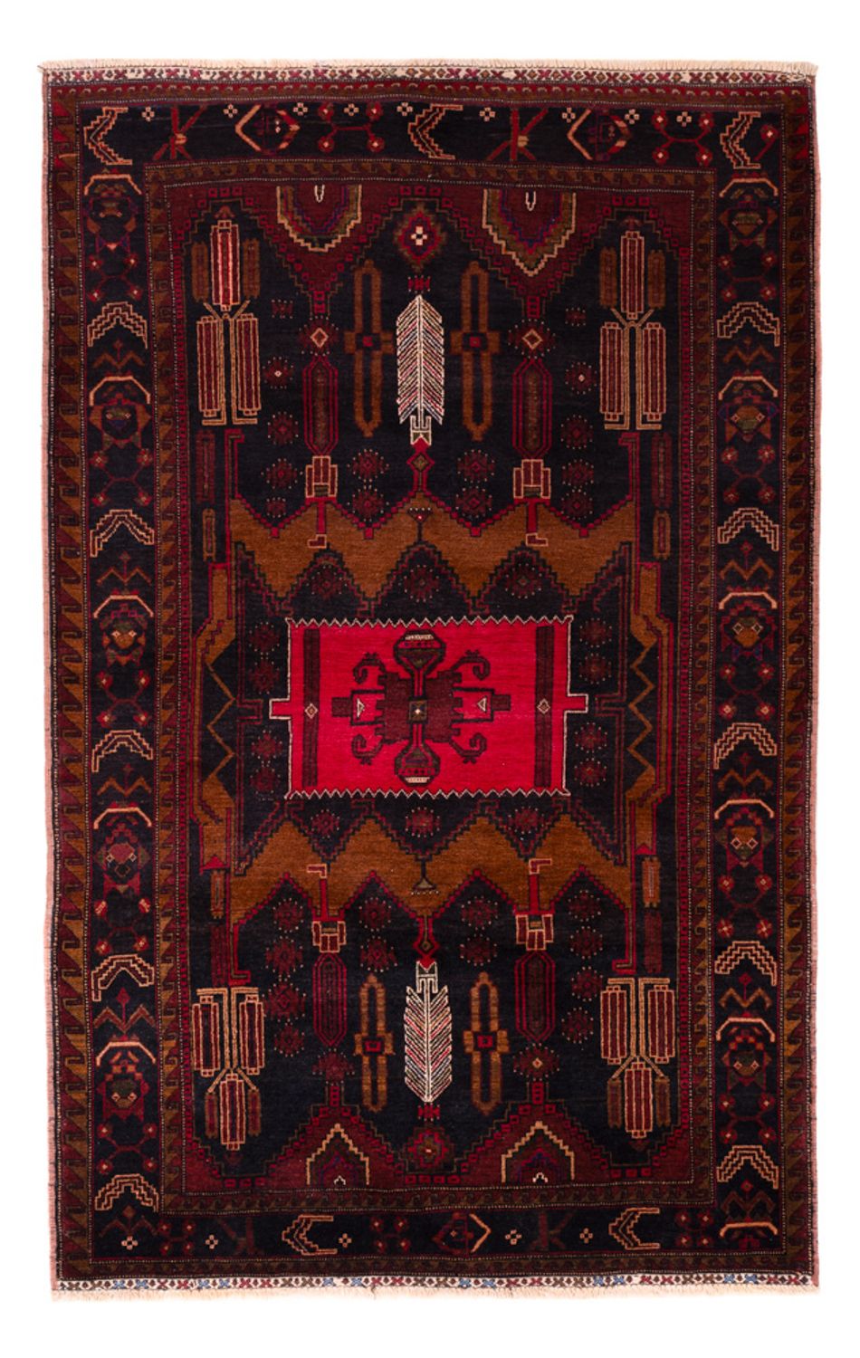 Baluch tapijt - 195 x 119 cm - veelkleurig