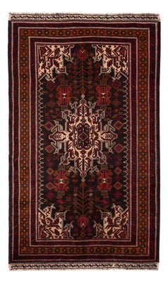 Baluch tapijt - 188 x 112 cm - donkerrood