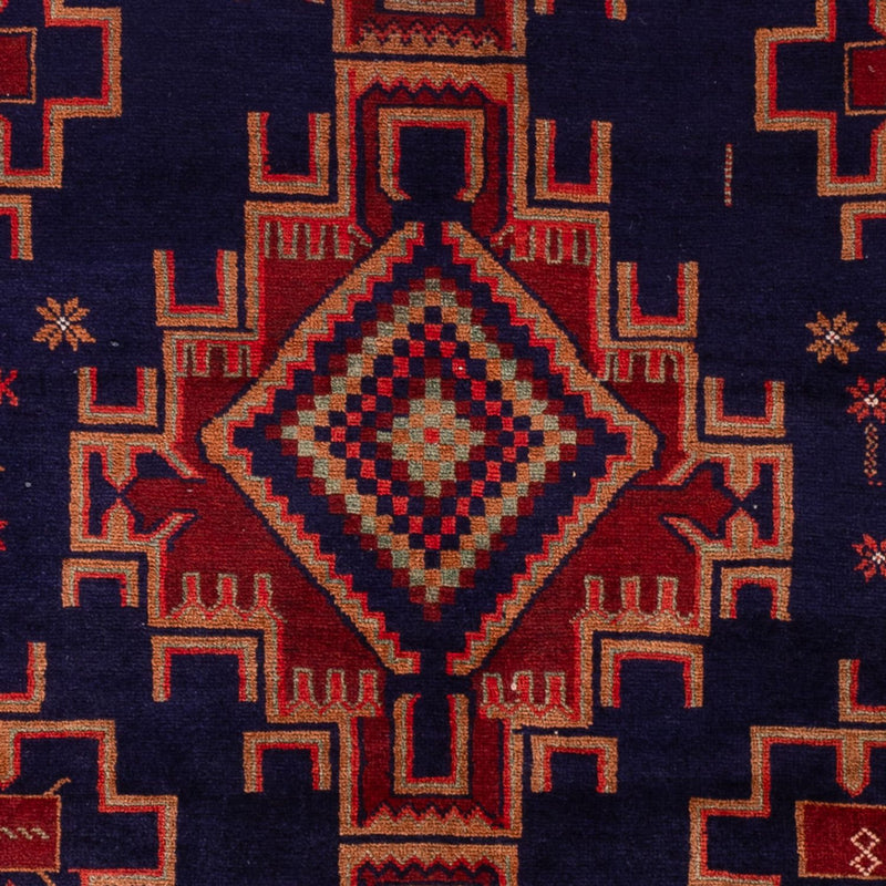 Baluch tapijt - 200 x 122 cm - donkerrood