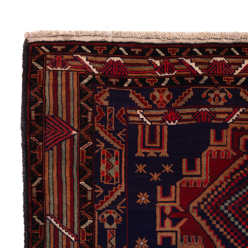 Baluch tapijt - 200 x 122 cm - donkerrood