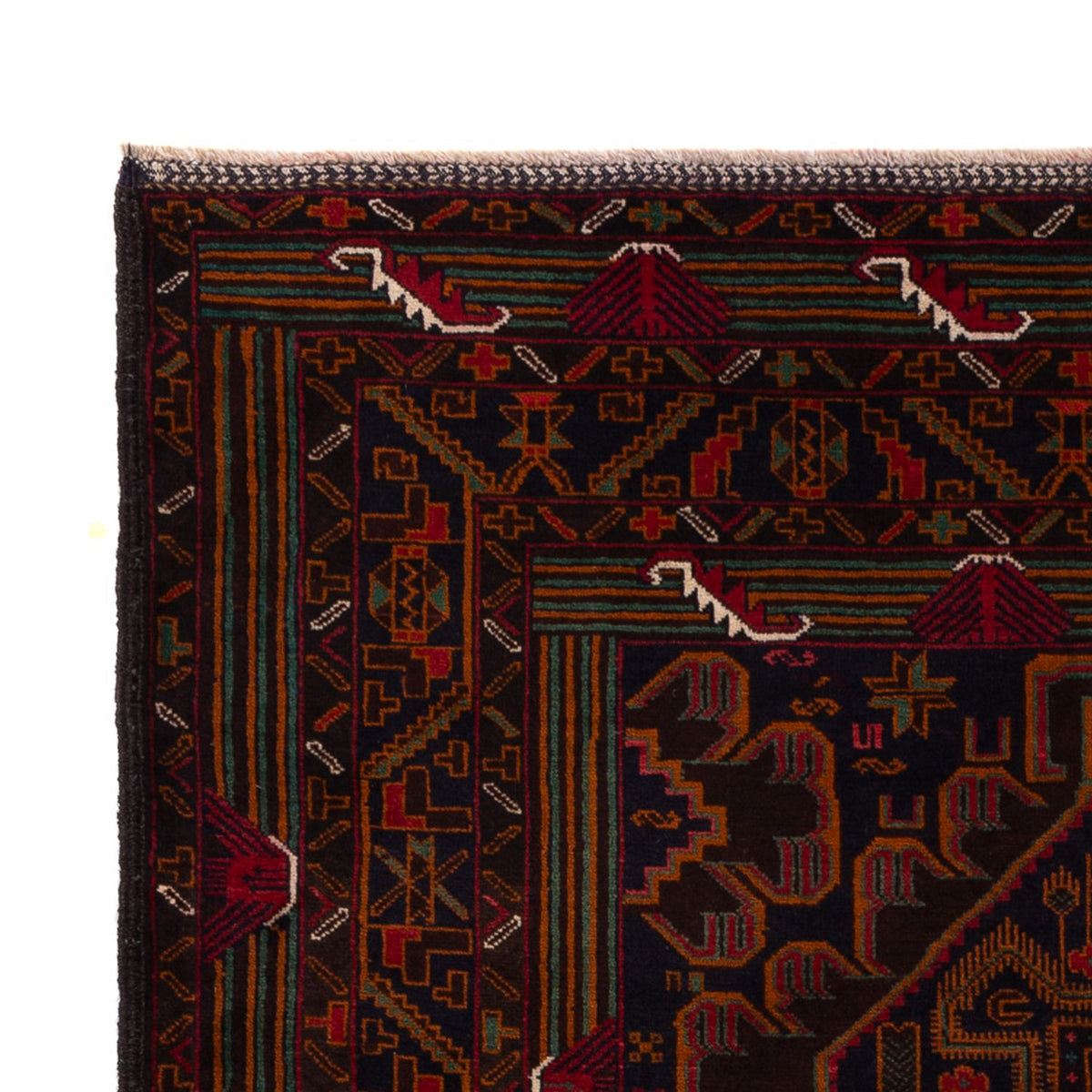 Baluch tapijt - 213 x 128 cm - donkerrood