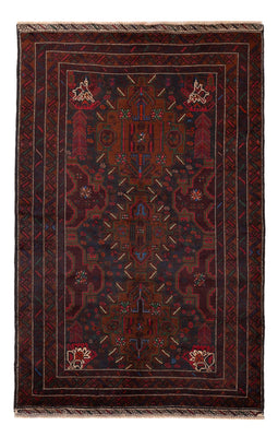 Baluch tapijt - 195 x 120 cm - donkerrood