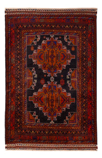 Baluch tapijt - 193 x 130 cm - donkerrood