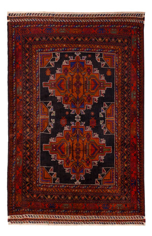 Baluch tapijt - 193 x 130 cm - donkerrood